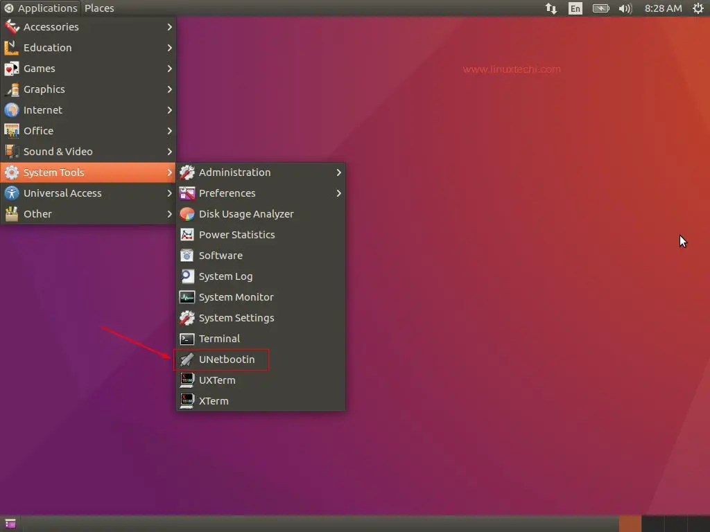Access-UNetbootin-Ubuntu
