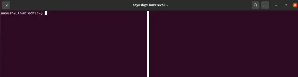 Split-Linux-Screen-Vertically