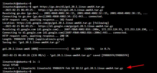 Download-go-wget-command-linux