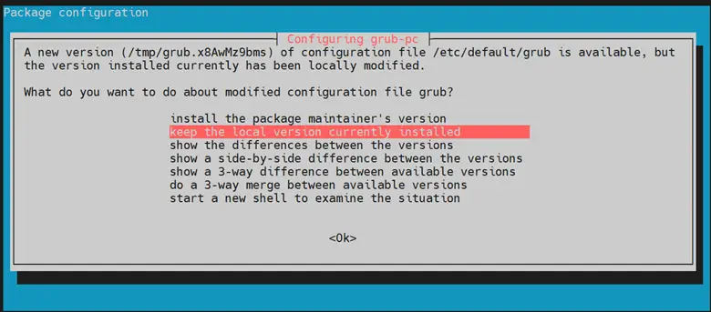 Keep-Local-Grub-Version-During-Debian-Upgrade