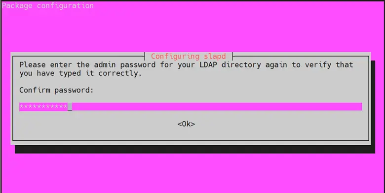 Re-Enter-Administrator-Password-Ldap-Ubuntu