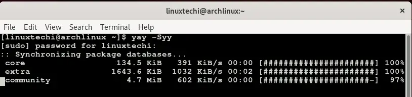 update-archlinux